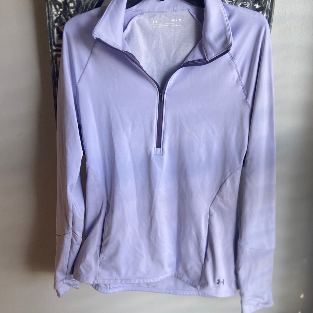 Under Armour Women's Lavender Quarter-Zip Sweatshirt